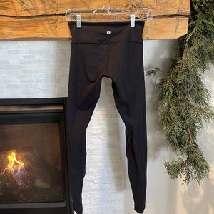 Slightly worn lululemon. Too long for me (5’7”) and never took the time to hem.